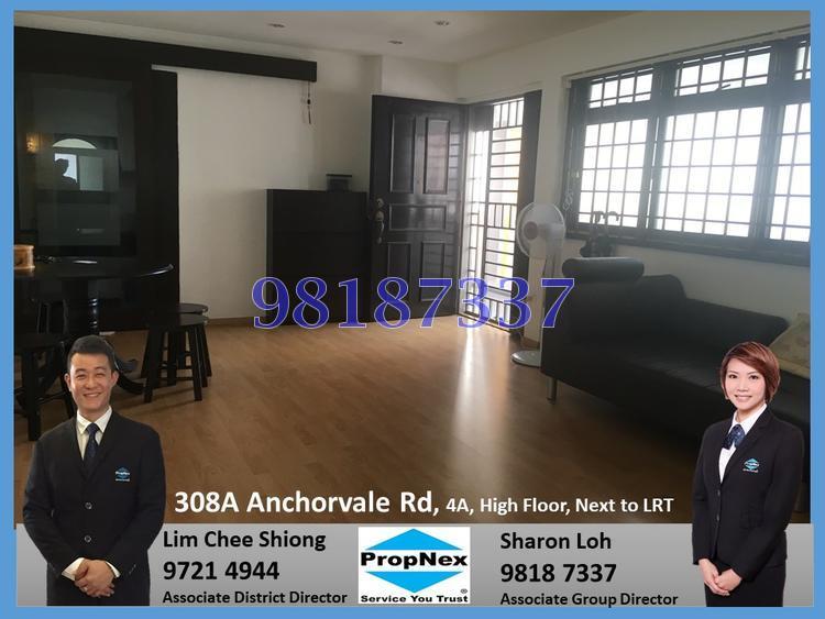 Blk 308A Anchorvale Road (Sengkang), HDB 4 Rooms #156457992